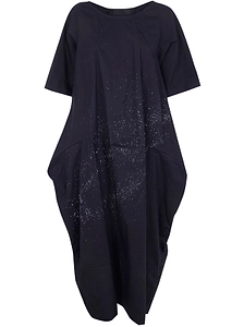 Maria Calderara Crinkled Long Dress