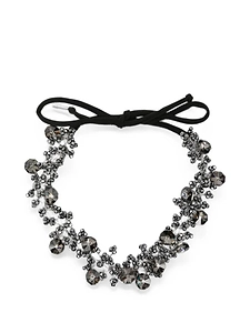 Maria Calderara Faceted Crystal Tie Necklace