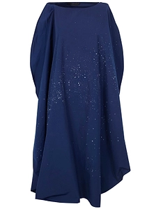 Maria Calderara Hand-Painted Volume Dress