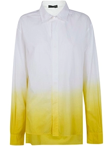 Maria Calderara Shaded Cotton Shirt Top