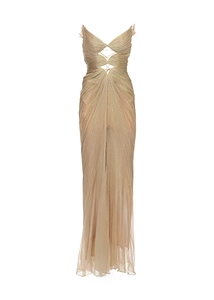 Maria Lucia Hohan Draped Cut-Out Dress