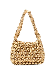 Maria Calderara W501D Woven Clutch Bag