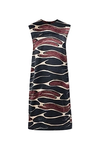 Marni Abstract Print Sleeveless Dress