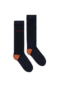 Marni Kids Mz 45 Logo Knee-High Socks