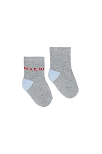 Marni Kids Mz 47 B Logo Socks