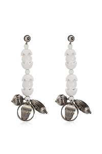 Marni Beaded Pendant Earrings