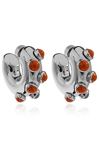 Marni Embellished Hoop Earrings