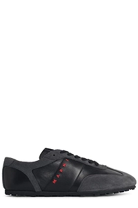Marni Logo Embroidered Softy Soccer Sneakers