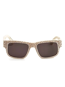 Marni Eyewear Embellished Rectangular Frame Sunglasses