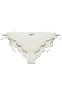 Marysia Scalloped Tie Swimsuit Bottoms