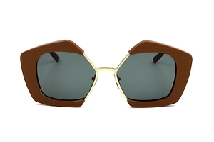 Marni Eyewear Geometric Frame Sunglasses