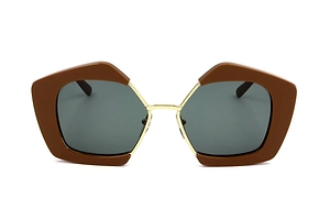 Marni Eyewear Geometric Frame Sunglasses