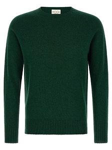 Maya Crew-Neck Slit Knitted Sweater Ry