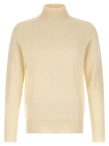 Maya High Neck Slit Knitted Sweater Ry
