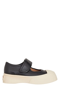 Marni Mary Jane Round-Toe Sneakers
