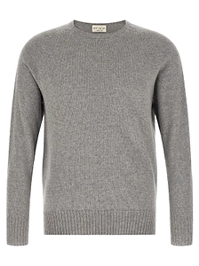 Maya Side-Slit Crewneck Knitted Sweater Ry