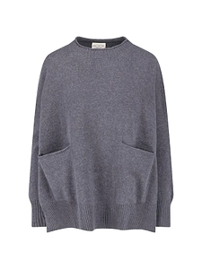 Maya Side-Slit Pocket Knitted Sweater Ry