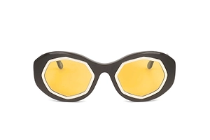 Marni Eyewear Mount Bromo Oval Sunglasses