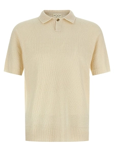 Maya Textured Knit Polo Shirt Ry