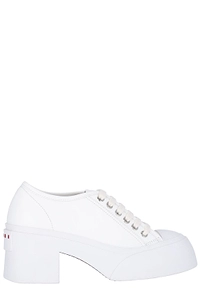 Marni Pablo Logo Patch Lace-Up Pumps