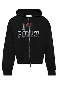 Matieres Fecales Graphic Zip-Up Hoodie