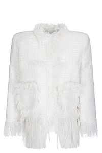 Mademoiselle Frayed Tweed Jacket
