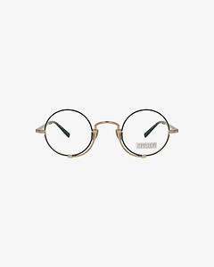 Matsuda Round Frame Logo Engraved Glasses