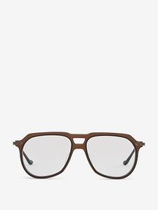 Matsuda Square Frame Browline Glasses