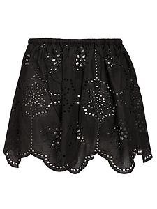 Matteau Broderie Embroidered Mini Skirt