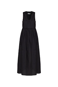 Matteau Deep U-Neck Sleeveless Dress