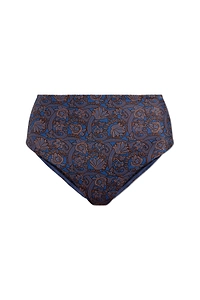 Matteau High-Waist Printed Bikini Briefs