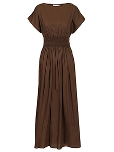 Matteau Shirred Waist Midi Dress