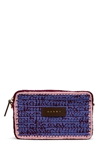 Marni Textured Woven Designed Shoulder Bag