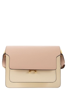Trunk Colour-Block Foldover Top Tote Bag