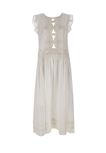 Maurizio Mykonos Lace Insert Dress