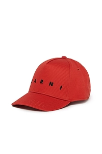 Marni Kids Logo Embroidered Baseball Cap