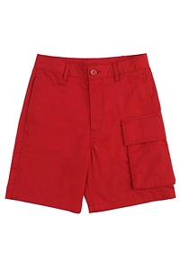 Marni Kids Logo Embroidered Cargo Shorts
