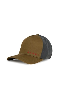 Marni Kids Logo Embroidered Baseball Hat