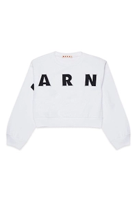 Marni Kids Logo Embroidered Crewneck Sweatshirt