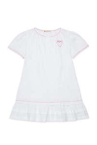 Marni Kids Logo Embroidered Dress