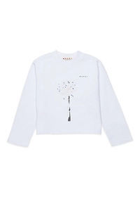 Marni Kids Logo Embroidered Crewneck Sweatshirt