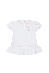 Marni Kids Logo Embroidered Dress