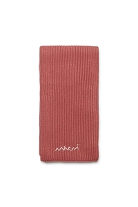 Marni Kids Logo Embroidered Knit Scarf