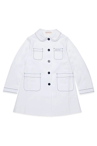 Marni Kids Logo Embroidered Jacket