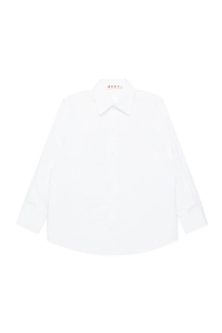 Marni Kids Logo Embroidered Long-Sleeved Shirt