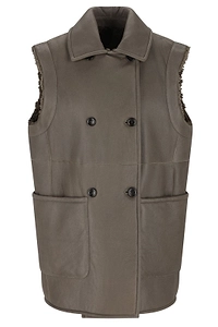 Max Mara Double-Breasted Gilet