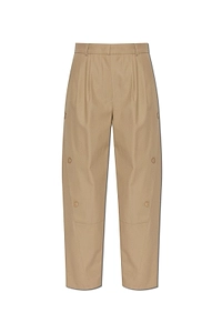 Max Mara Duomo Button Detailed Tapered Trousers