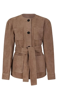 Max Mara Studio Boemia Belted Pocket Jacket