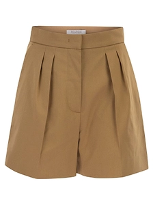 Max Mara Tabacco Pleated Shorts
