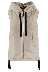 Max Mara The Cube Greengo Zip-Up Hooded Gilet